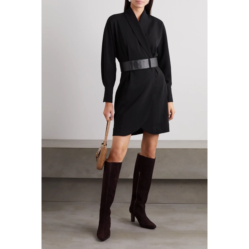 Equipment belted mini dress